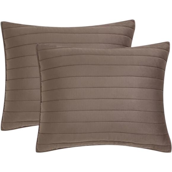 Oscar Oliver Valencia 3 Pc Quilt Set Brown King/California King - Picture 3 of 6